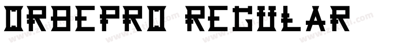 OrbePro Regular字体转换 OrbePro Regular字体转换
